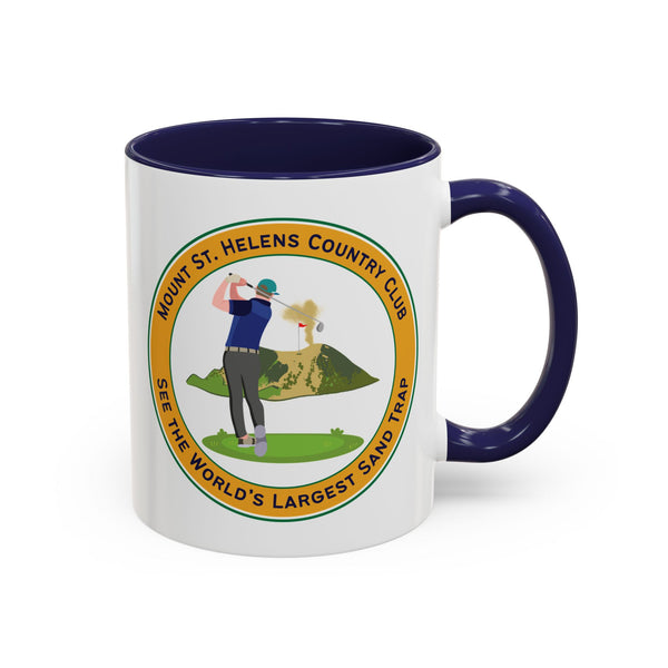 Mount St. Helens Country Club Golf Ceramic Coffee Mug