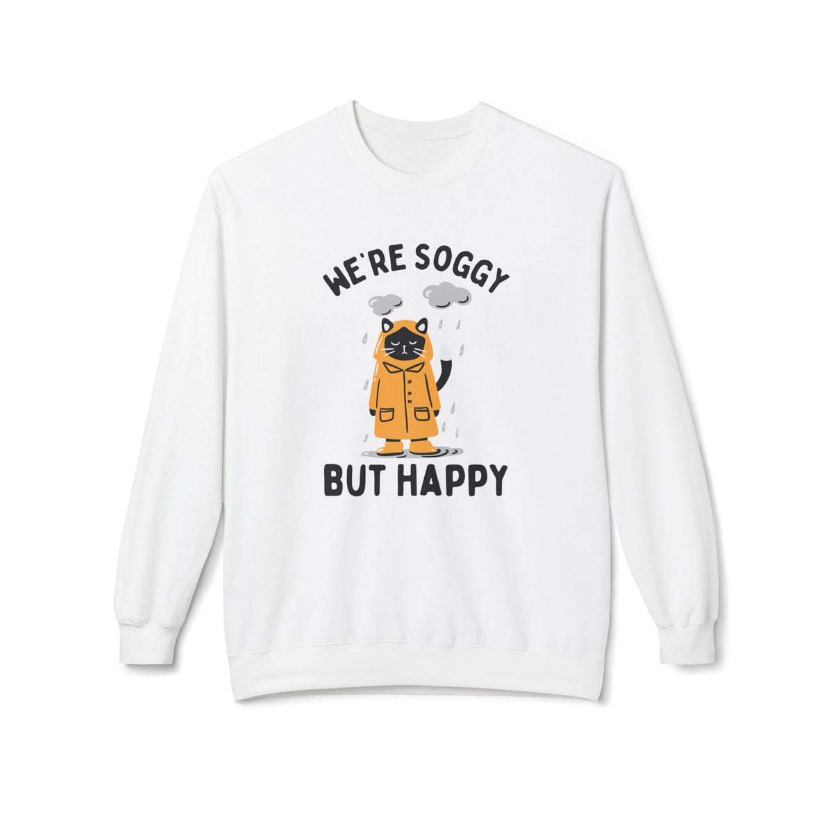 We're Soggy But Happy PNW Softstyle Midweight Sweatshirt