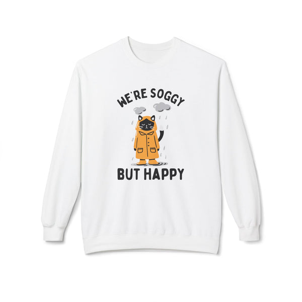 We're Soggy But Happy PNW Softstyle Midweight Sweatshirt