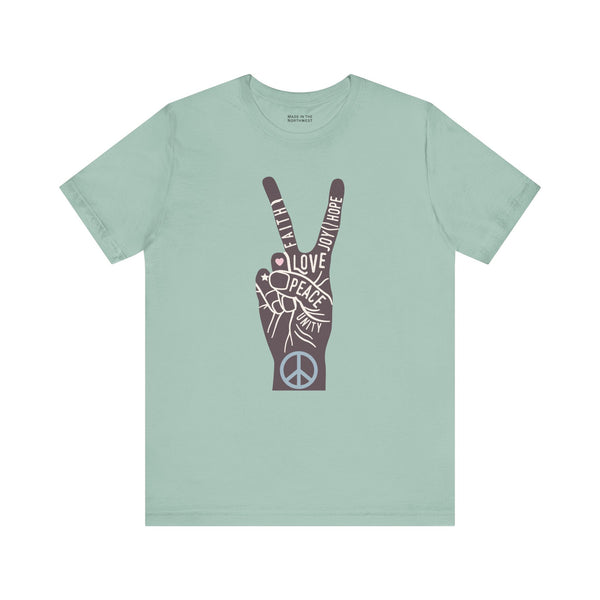 Power in Peace Hand Premium Soft Tee