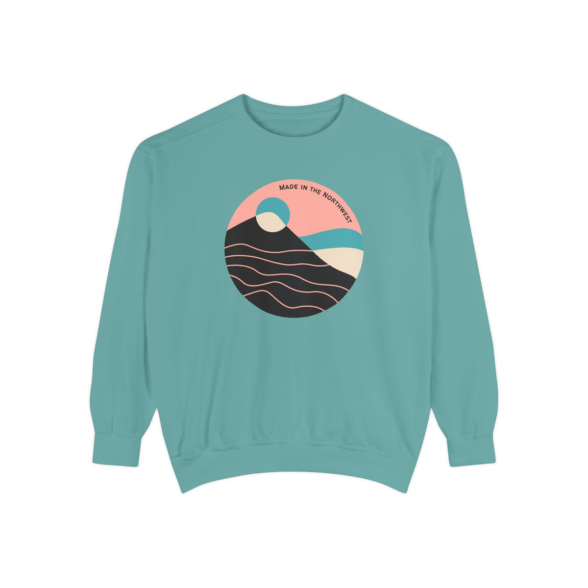 Pacific Peaks Modern Circle Sweatshirt