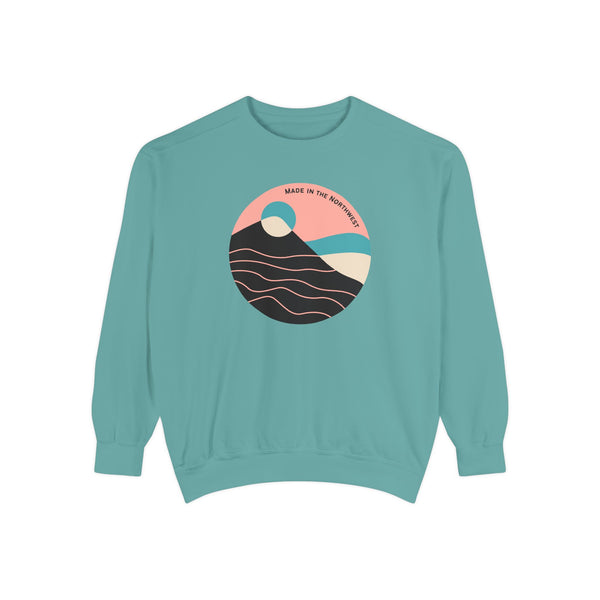 Pacific Peaks Modern Circle Sweatshirt