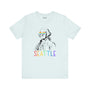 George's Rainbow Vision Seattle tee featuring George Washington in rainbow glasses and vibrant lettering.