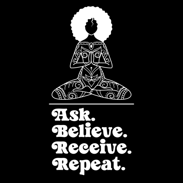 Ask Believe Receive Repeat Insulated Travel Tumbler 40 oz.