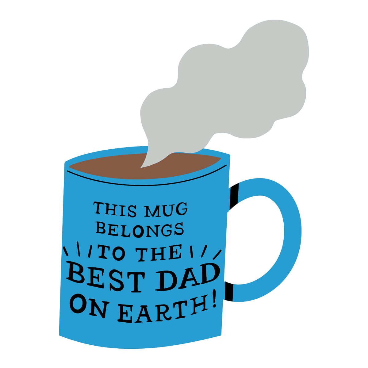 Best Dad on Earth Mug – Fun Coffee Cup for Fathers