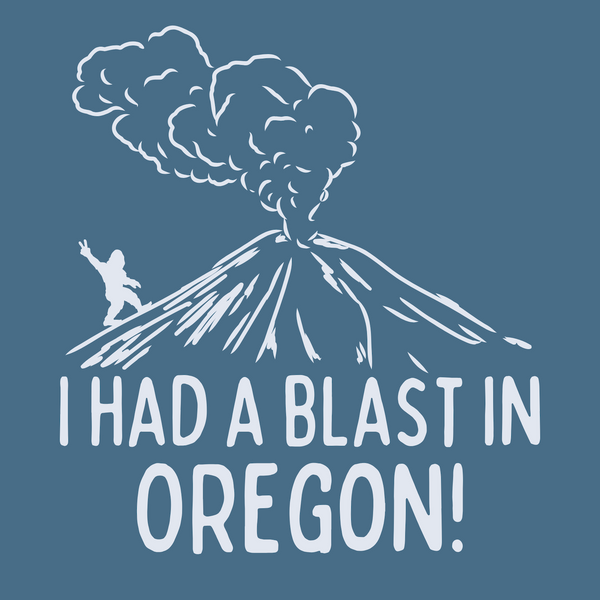 I Had a Blast in Oregon Active Volcano Softstyle T-Shirt