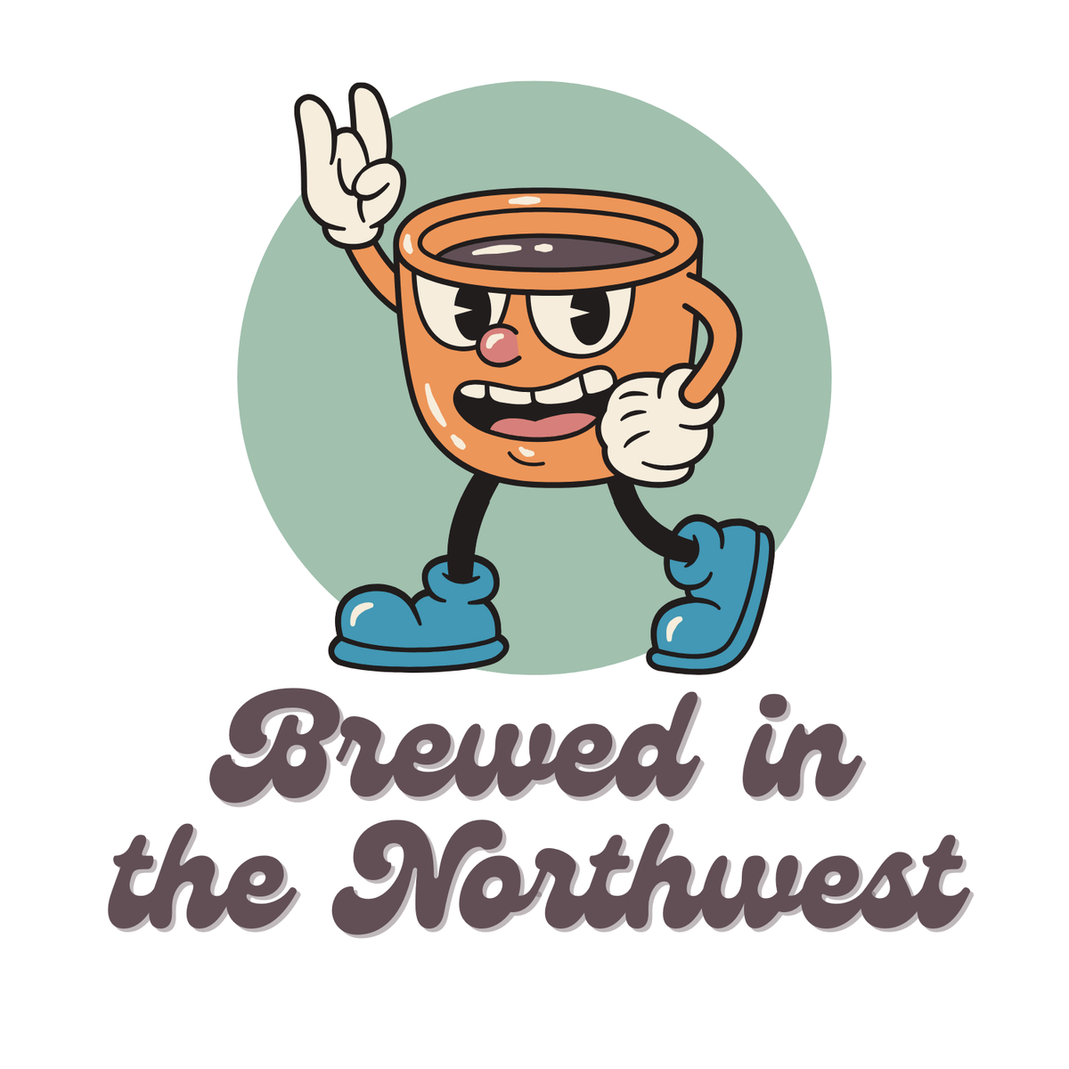 Brewed in the Northwest Mug – PNW Coffee Lover Cup