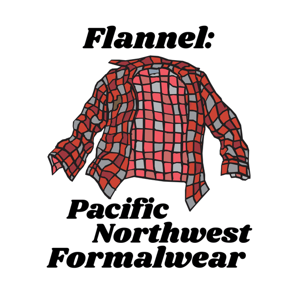Flannel is PNW Formalwear Ceramic Coffee Mug