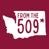 From the 509 Washington State Athletic Tee design featuring the state shape and Spokane star.