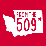From the 509 sweatshirt design featuring Washington state silhouette and bold text, representing Spokane pride.