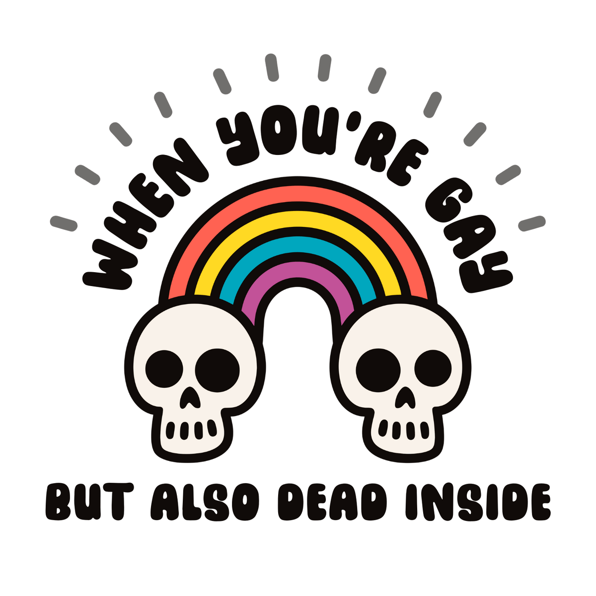 When You’re Gay But Also Dead Inside Mug – Funny Pride Coffee Cup