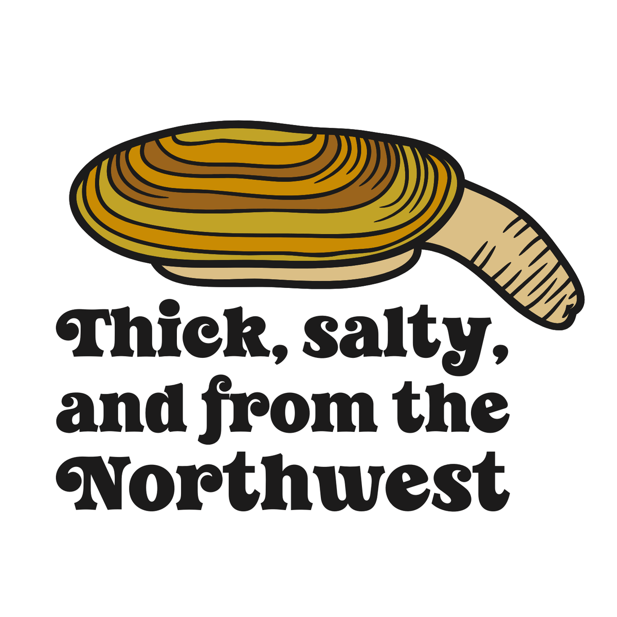 Thick & Salty Northwest Geoduck Clam Ceramic Mug (11oz, 15oz)