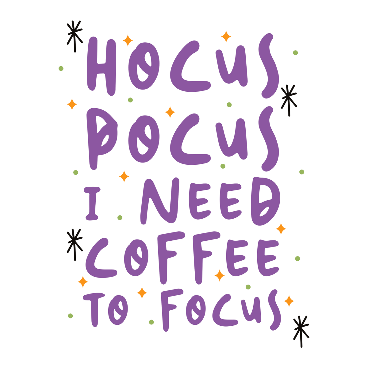 Hocus Pocus I Need Coffee To Focus Mug