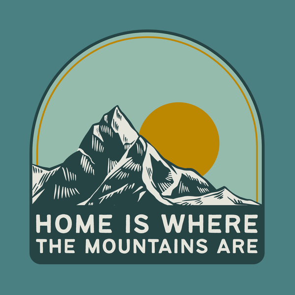 Home is Where the Mountains Are Durable Everyday Tote