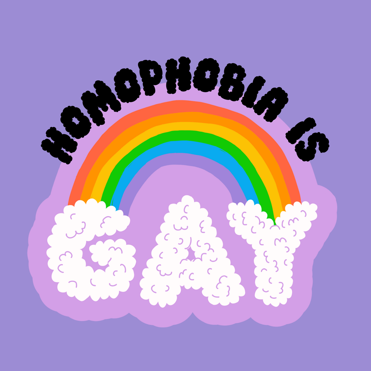 Homophobia is Gay Pride Durable Everyday Tote