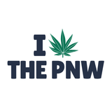 I Marijuana the PNW T Shirt graphic featuring a cannabis leaf and minimalist text design.