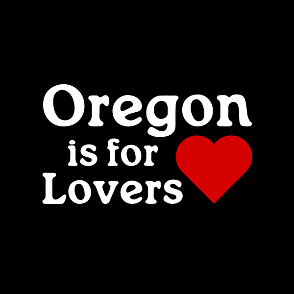 Oregon Is for Lovers Tote – Beaver State Canvas Bag