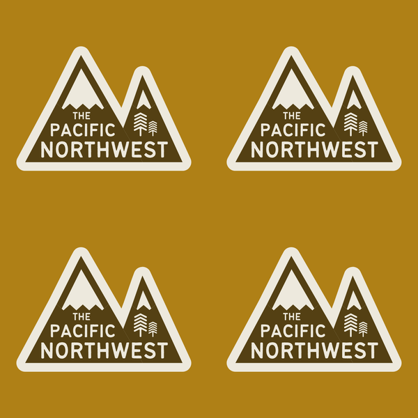 Pacific Northwest Heights Mountain Lightweight Cozy Blanket featuring bold PNW design and mountain graphics.