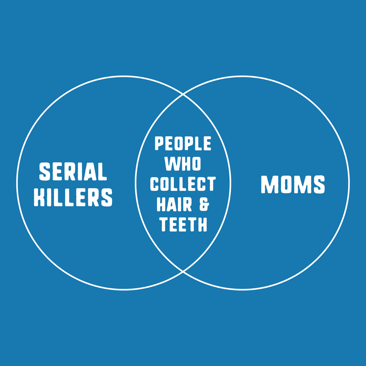 Serial Killers + Moms Venn Diagram Softstyle T-Shirt