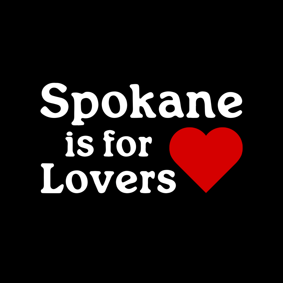 Spokane Is for Lovers Tote – Lilac City Canvas Bag