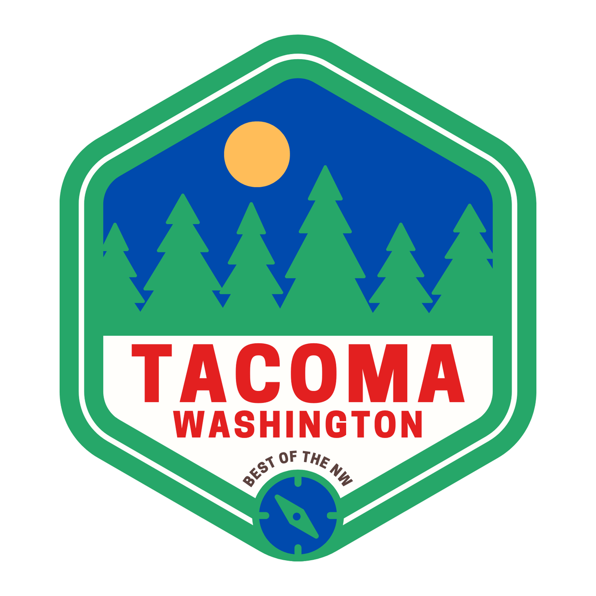 Best of the NW Tacoma Washington Ceramic Coffee Mug