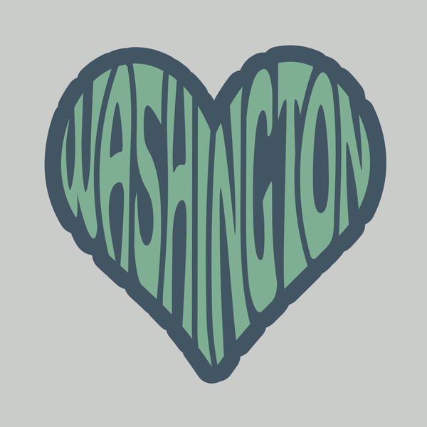Washington State of Mind Heart Premium Soft Tee